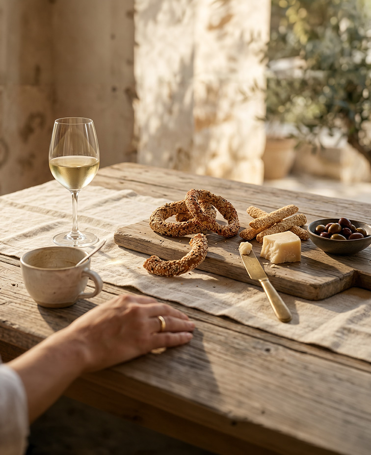 Bread rings and breadsticks for every moment