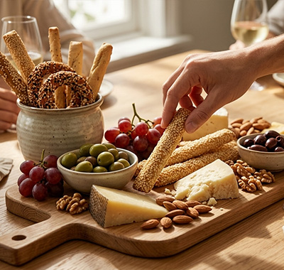 5 ways to serve breadsticks