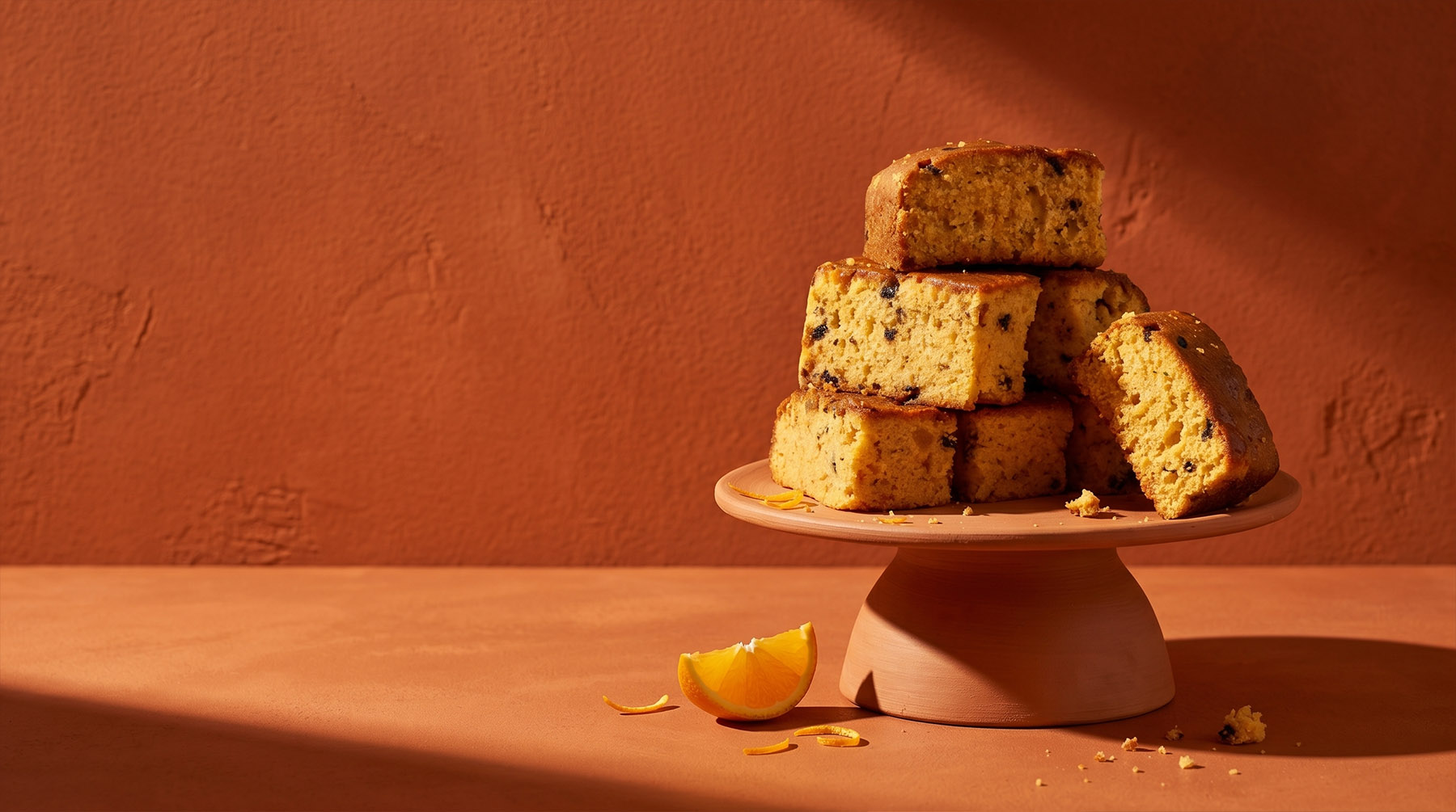 Kourkoulos Orange Cake with Chocolate Pieces