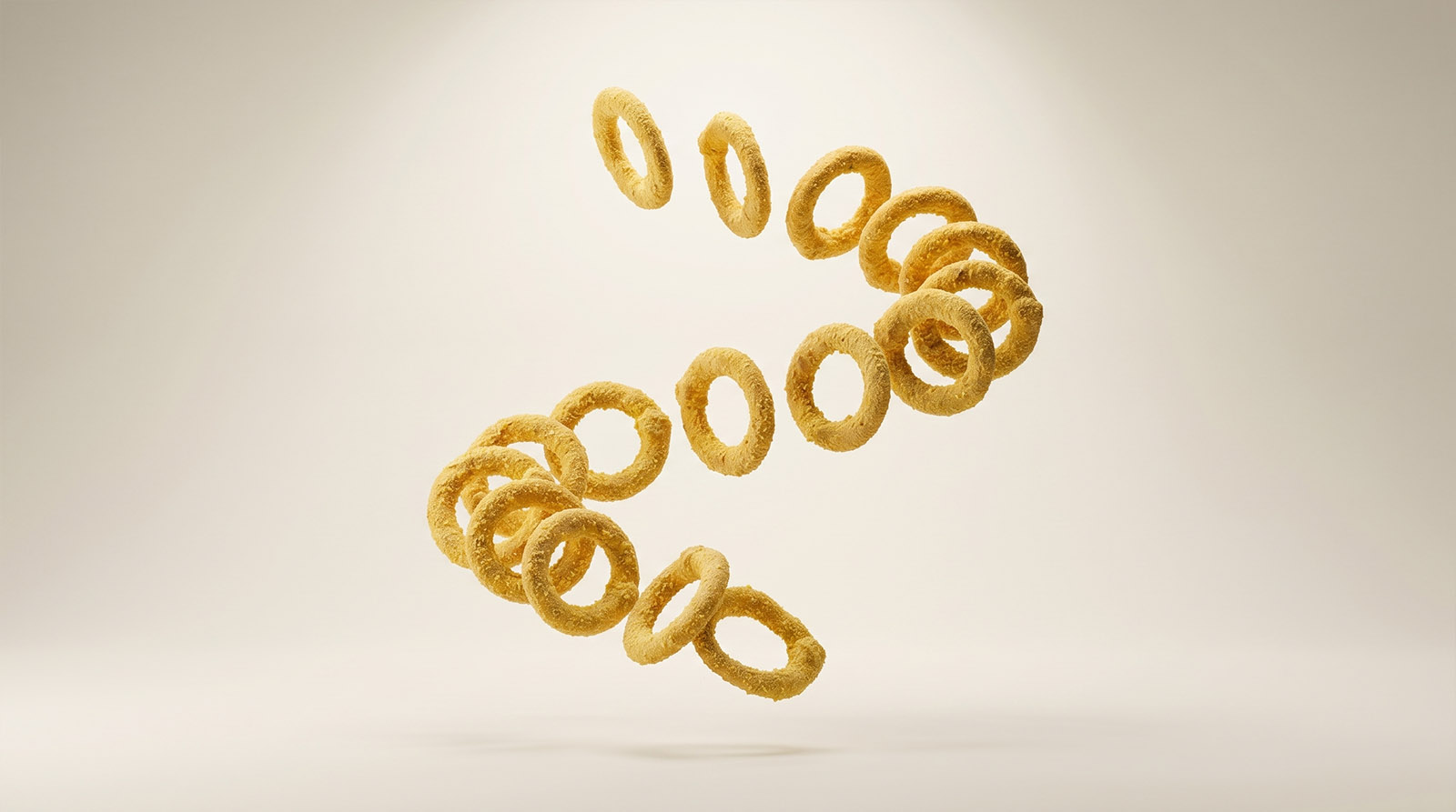 Corn Bread Rings in an editorial composition