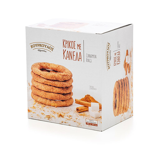 Kourkoulos Cinnamon Bread Rings 185g