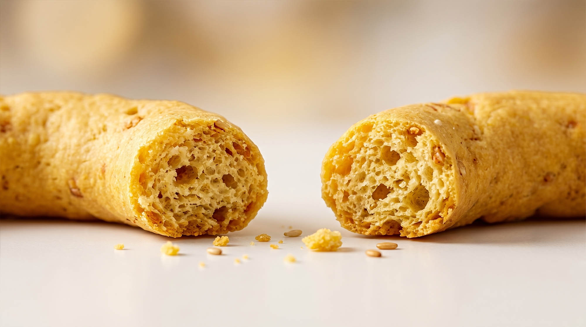 Kourkoulos Carrot Bread Rings close-up