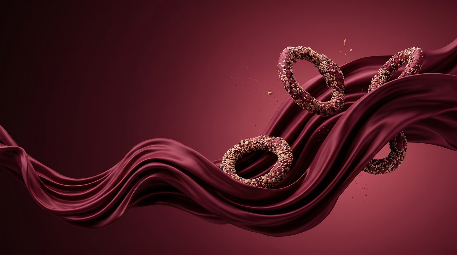 Kourkoulos Beetroot Bread Rings