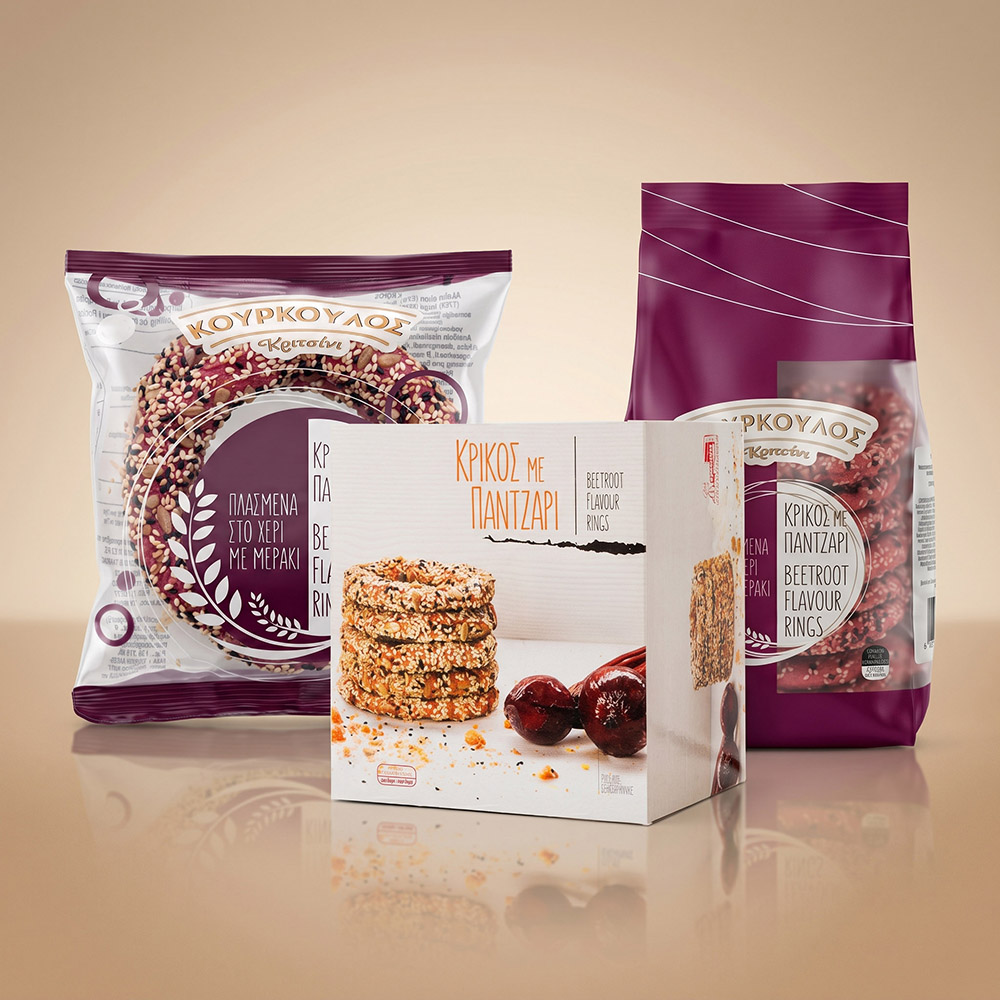 Kourkoulos Beetroot Bread Rings