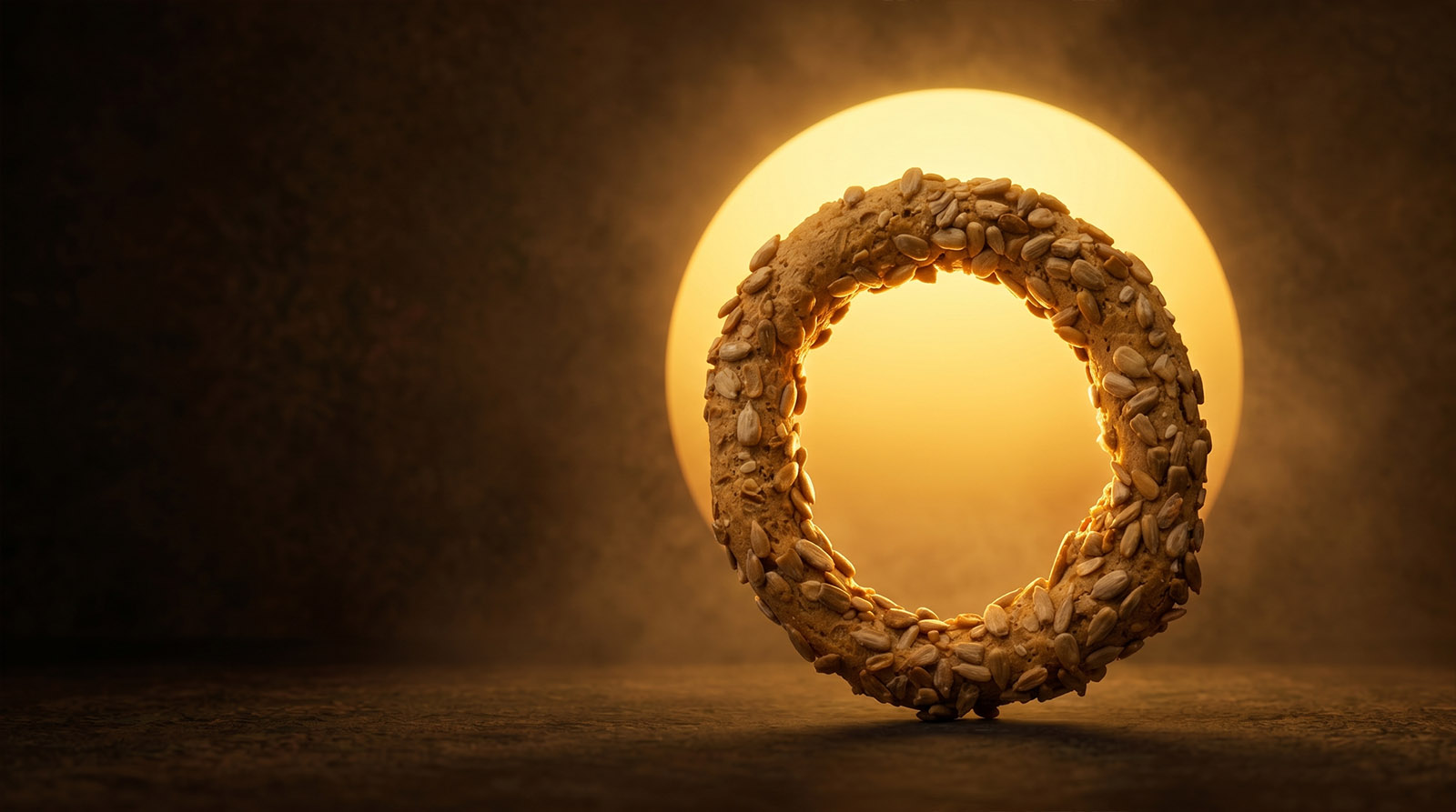 Seed Bread Rings with grains and seeds