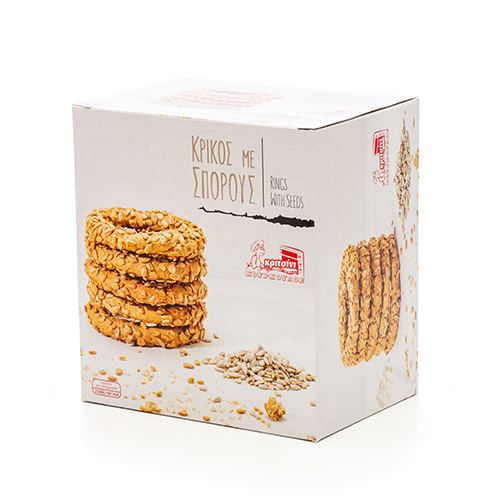 Kourkoulos Seed Bread Rings 185g
