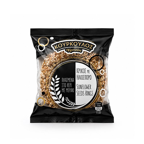 Kourkoulos Seed Bread Rings 90g