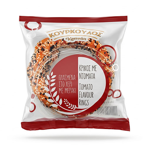 Kourkoulos Tomato Bread Rings 90g