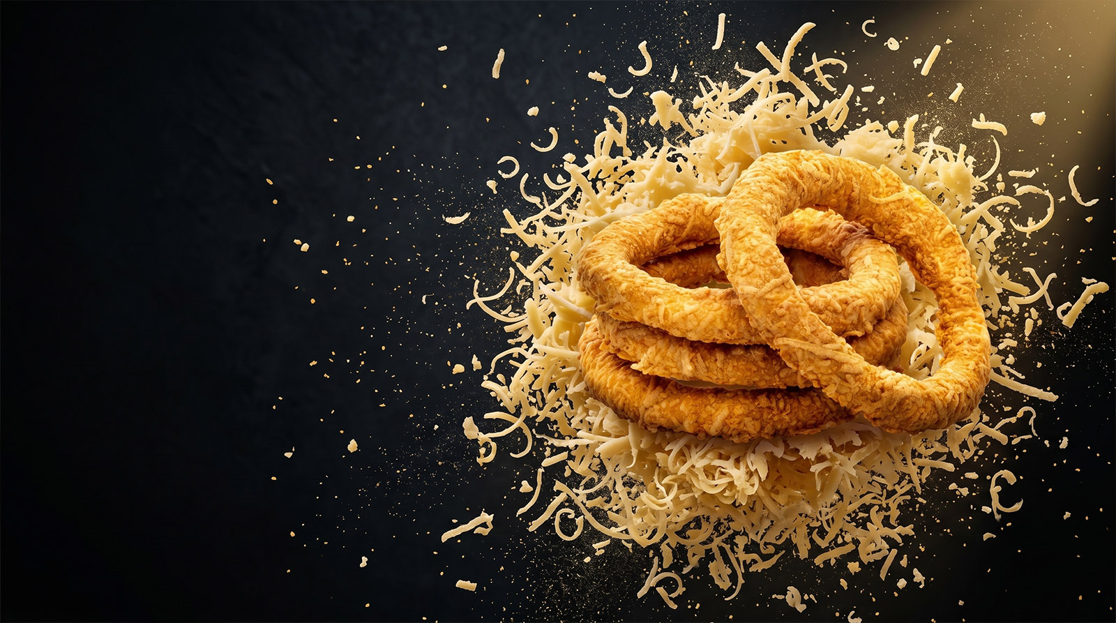 Cheese Bread Rings in an editorial composition
