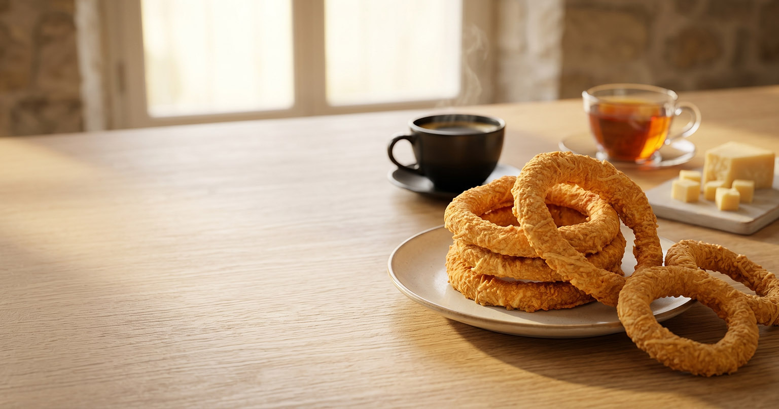 Kourkoulos Cheese Bread Rings