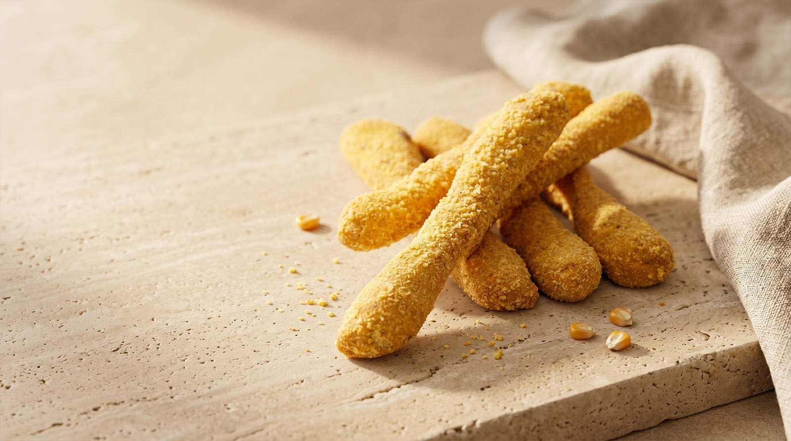 Kourkoulos Corn Breadsticks with Corn Flakes