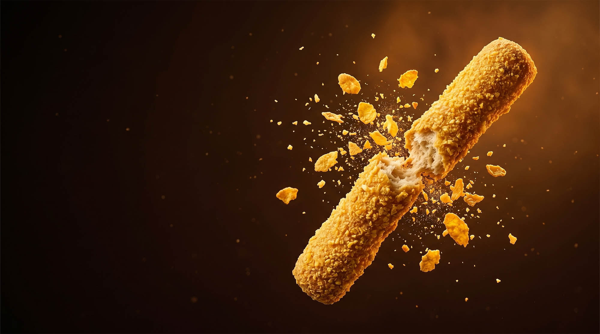 Corn Breadsticks with Corn Flakes