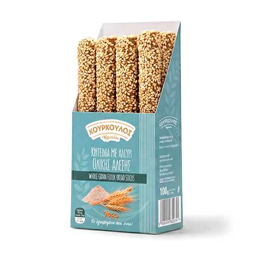 Kourkoulos Whole Wheat Breadsticks 100g