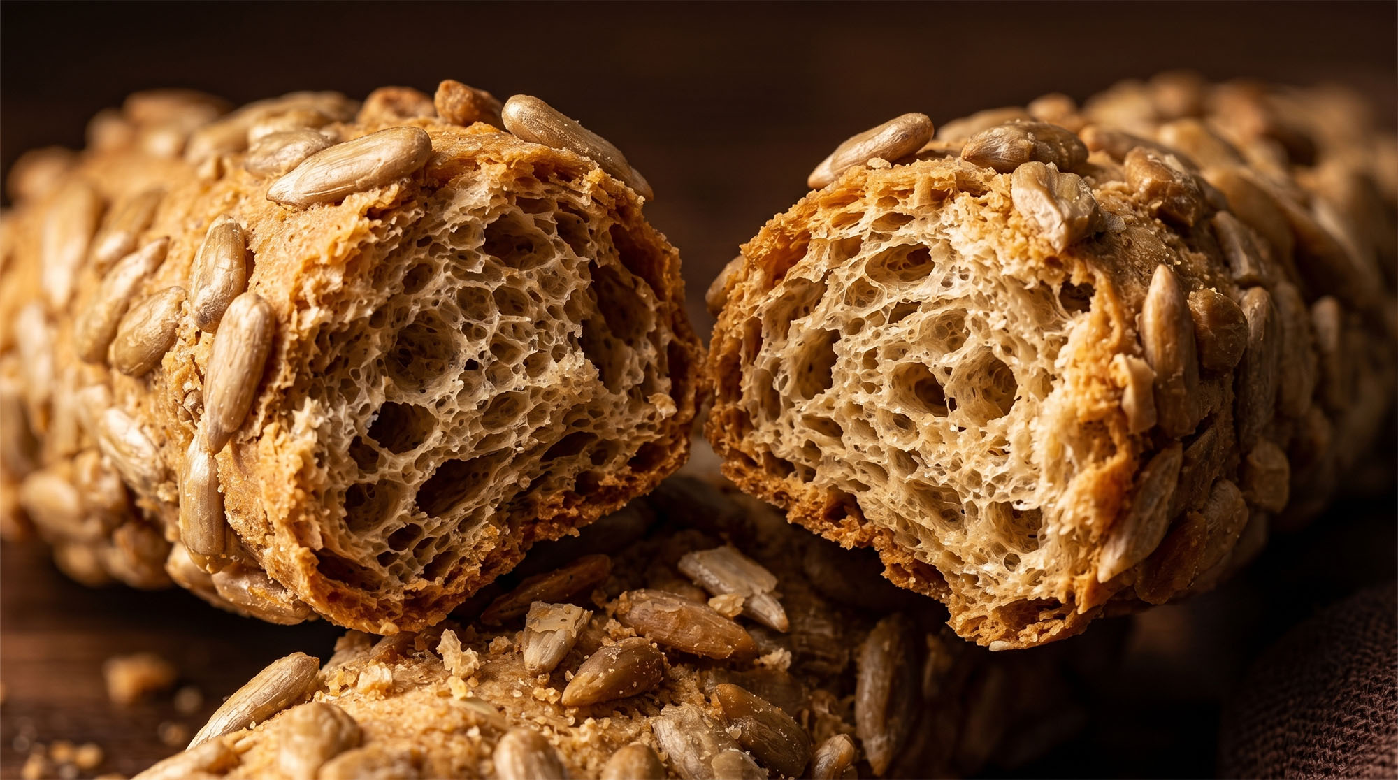 Kourkoulos Seed Breadsticks close up