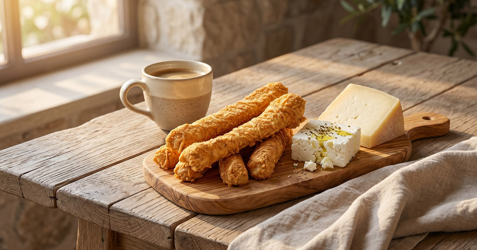 Cheese Breadsticks on the table