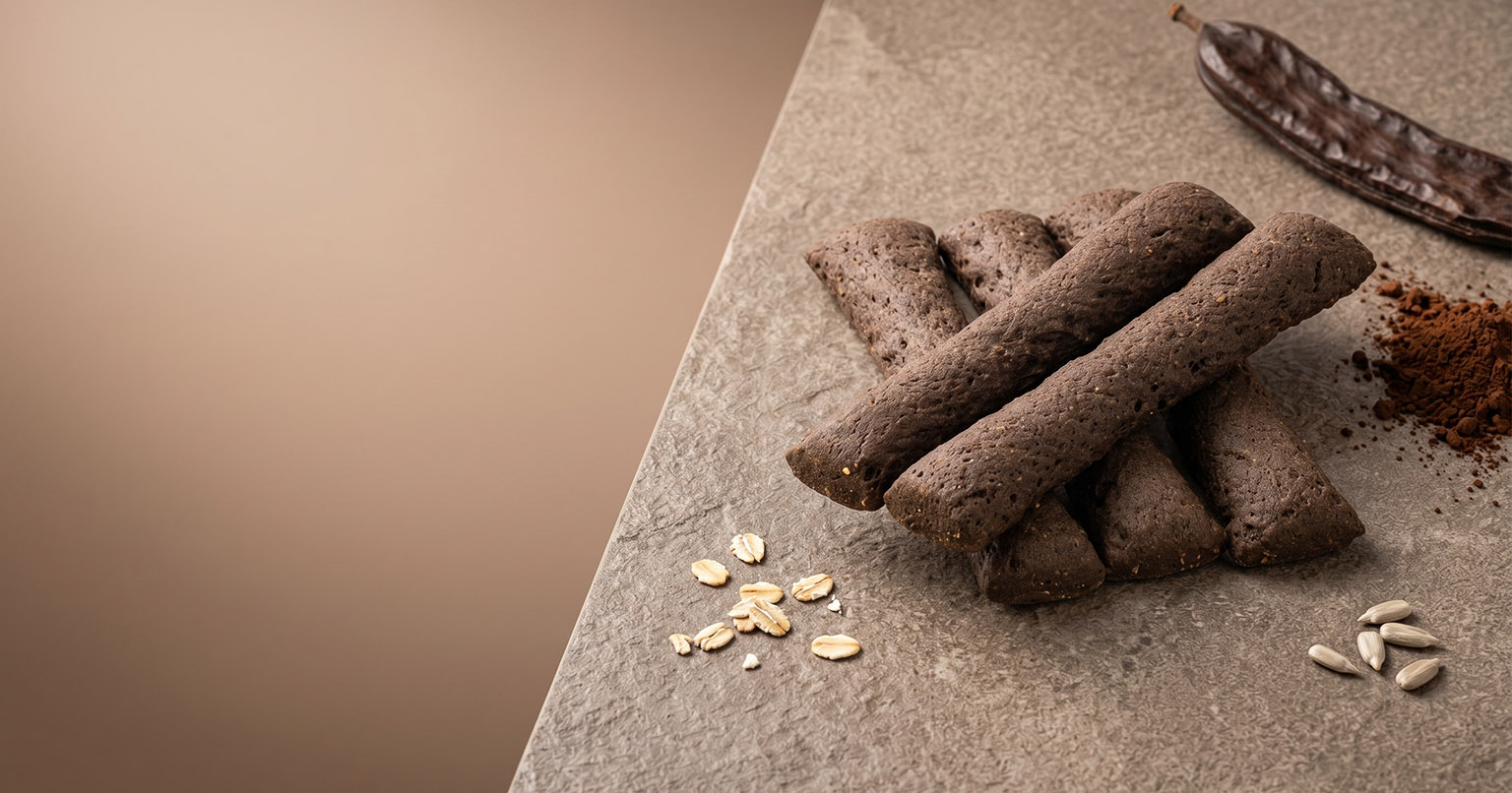 Carob Breadstick on the table