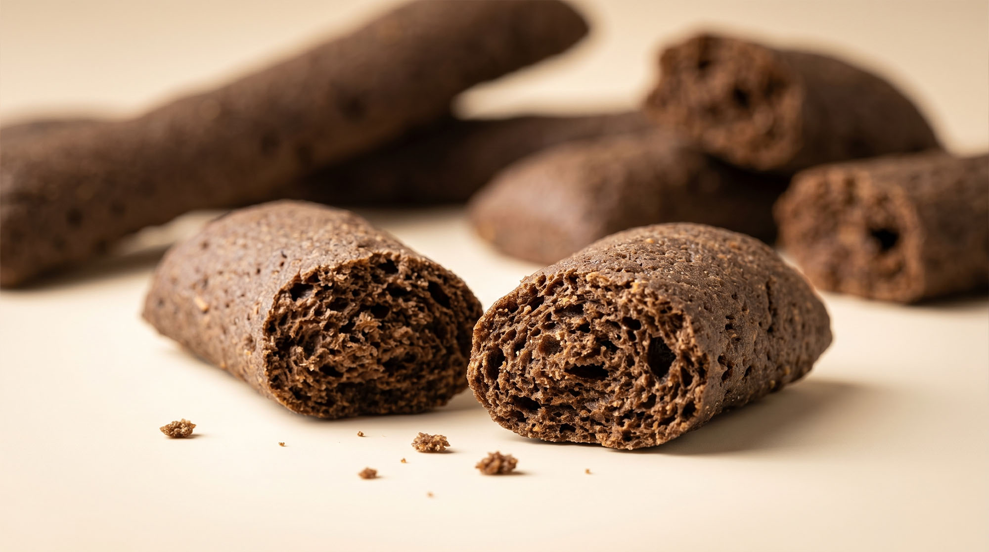 Carob Breadstick close-up