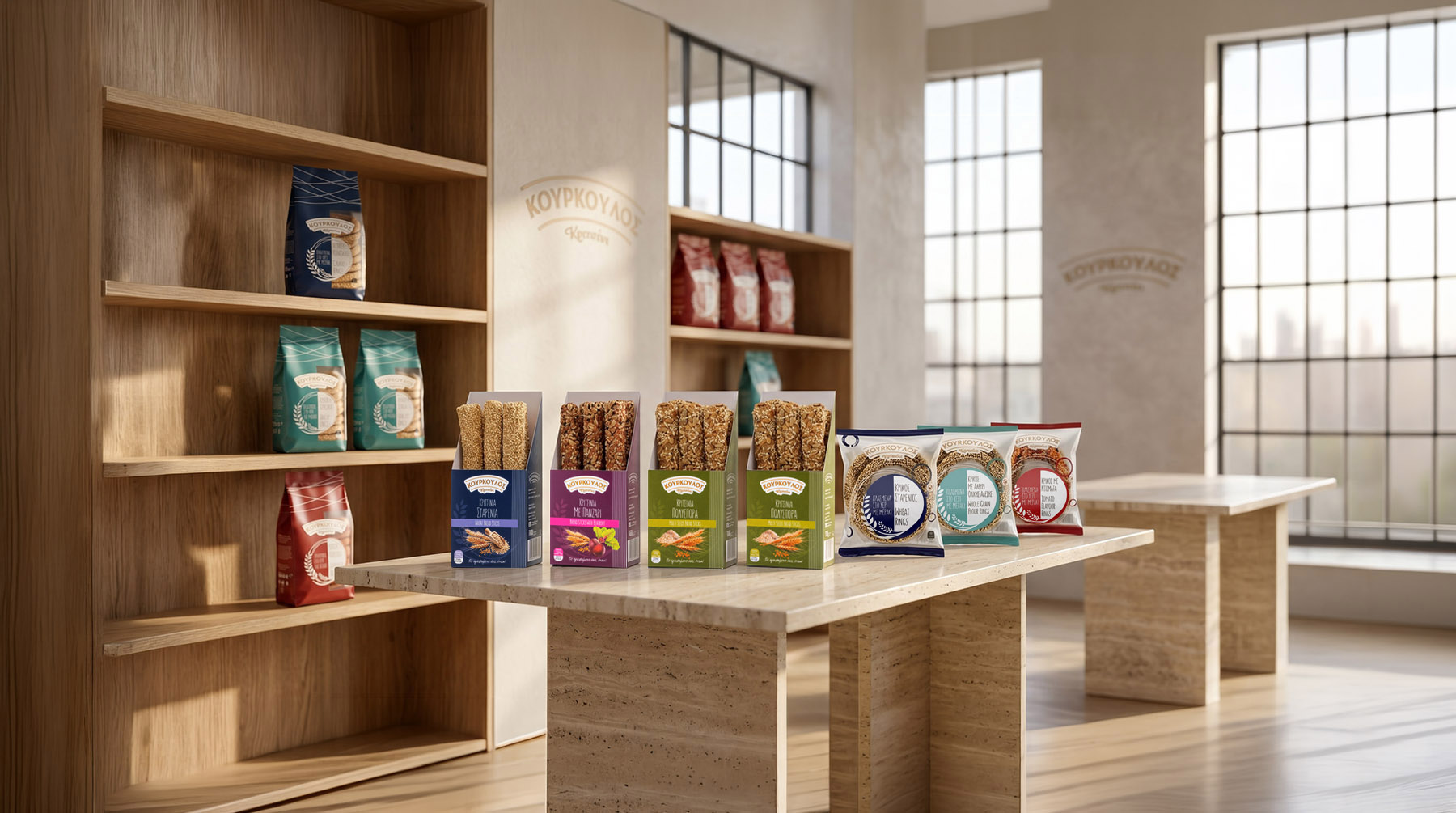 Professional distribution of Kourkoulos products